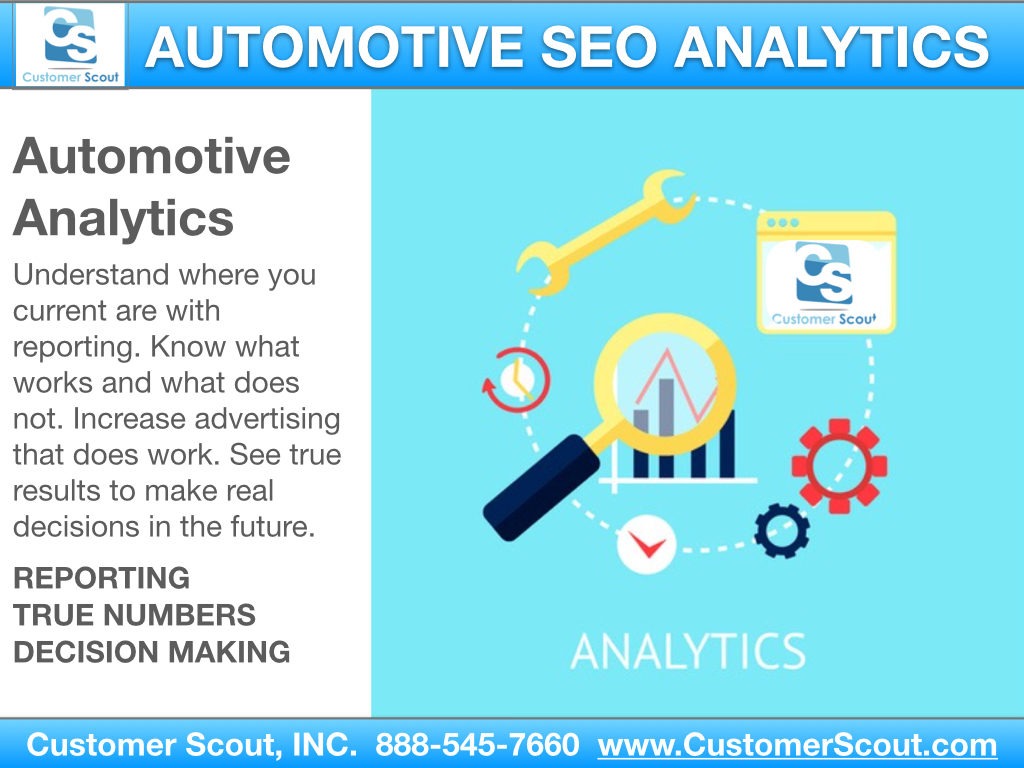 Customer Scout Automotive Analytics SEO