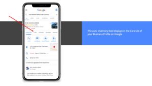 Car Inventory on Google GMB Inventory - Customer Scout