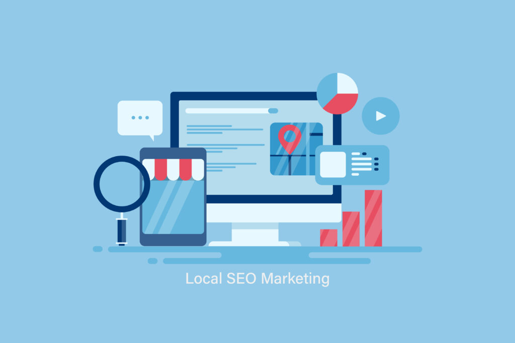 Local seo marketing, local business strategy, search engine mark